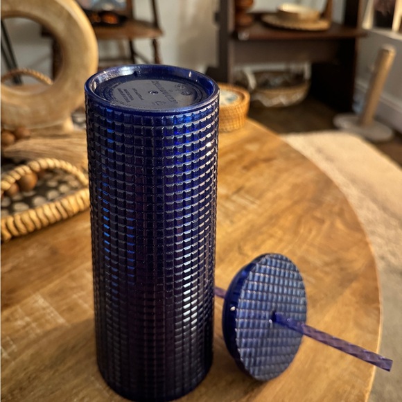 Starbucks Purple Glitter Grid Tumbler 24 oz - Picture 2 of 6